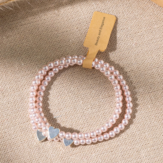 Brățări Perle Roz Candy