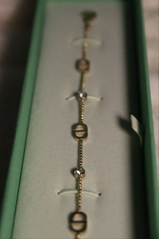 Brățară Aurie model DIOR Crystal